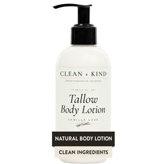 Clean + Kind front jar view showing label and vanilla scent benefit