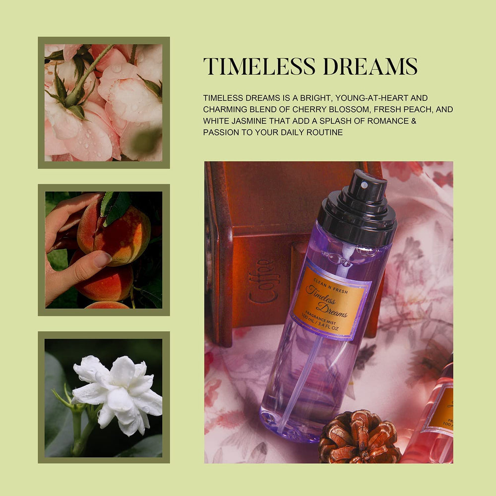 Clean-n-Fresh Sunset Poems label detail emphasizing warm gourmand scent