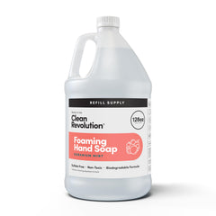 Clean Revolution front view of 128 oz gallon bottle showing product and label benefits