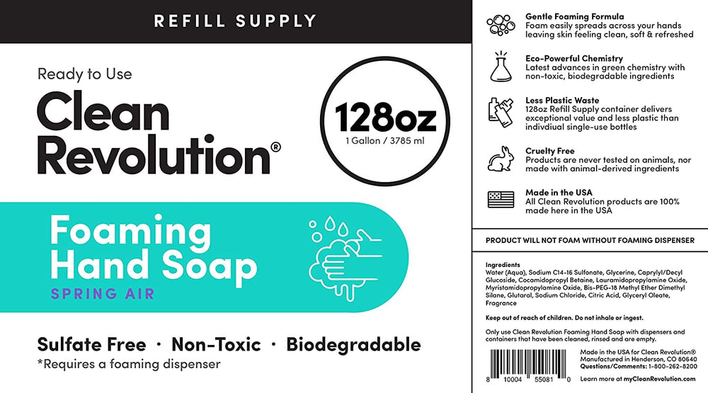 Clean Revolution office bathroom lifestyle scene showing bulk refill supporting busy spaces