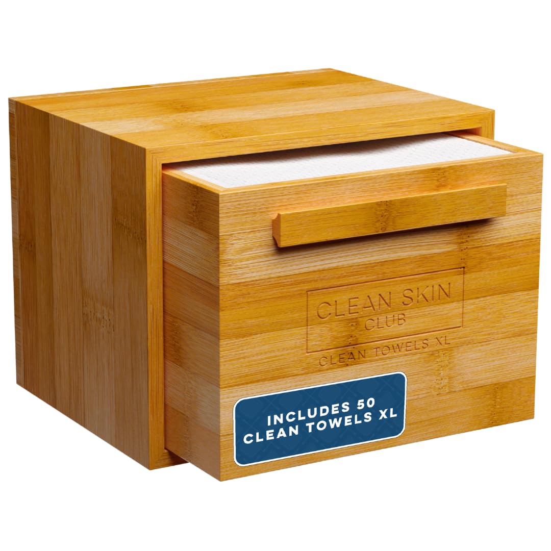 CLEAN SKIN CLUB front packaging showing sleek bamboo and towel count benefit