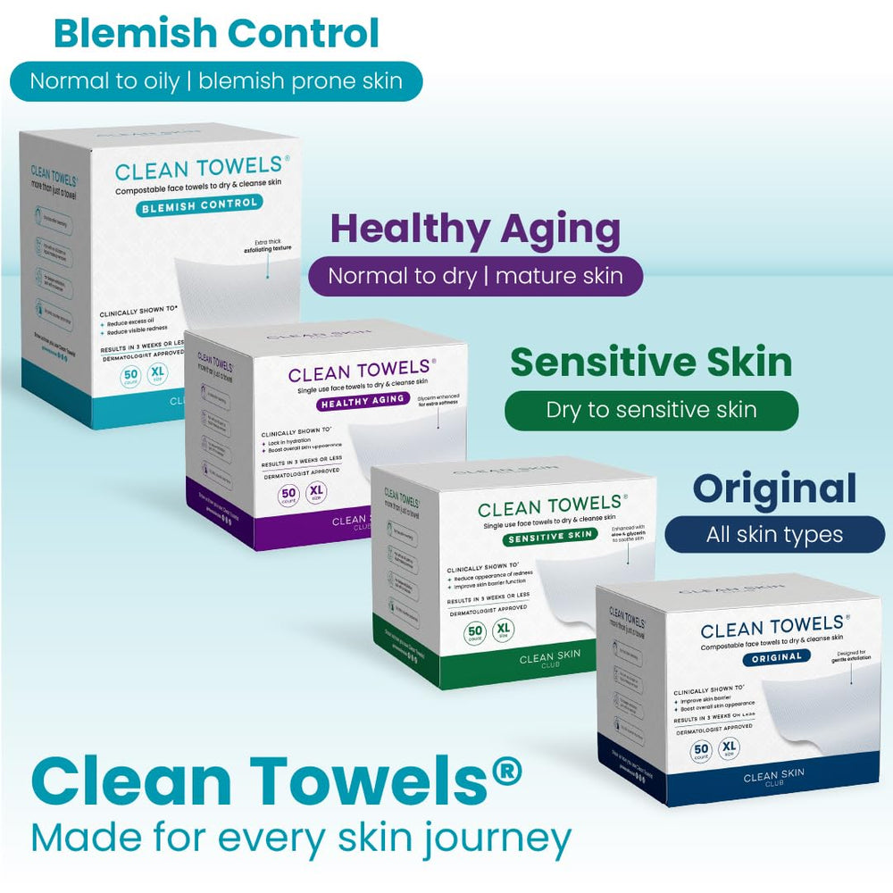 CLEAN SKIN CLUB label closeup highlighting product claims and directions