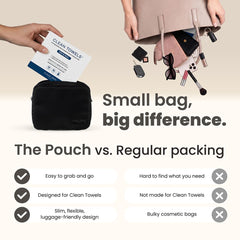 CLEAN SKIN CLUB pouch heavy-duty zipper detail for secure packed contents