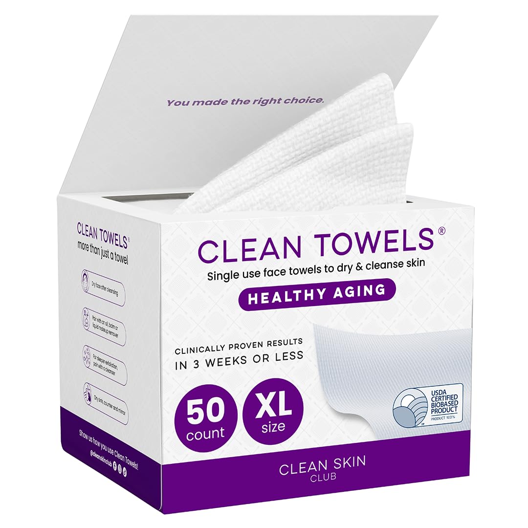 CLEAN SKIN CLUB front packaging showing XL 50 count and benefits