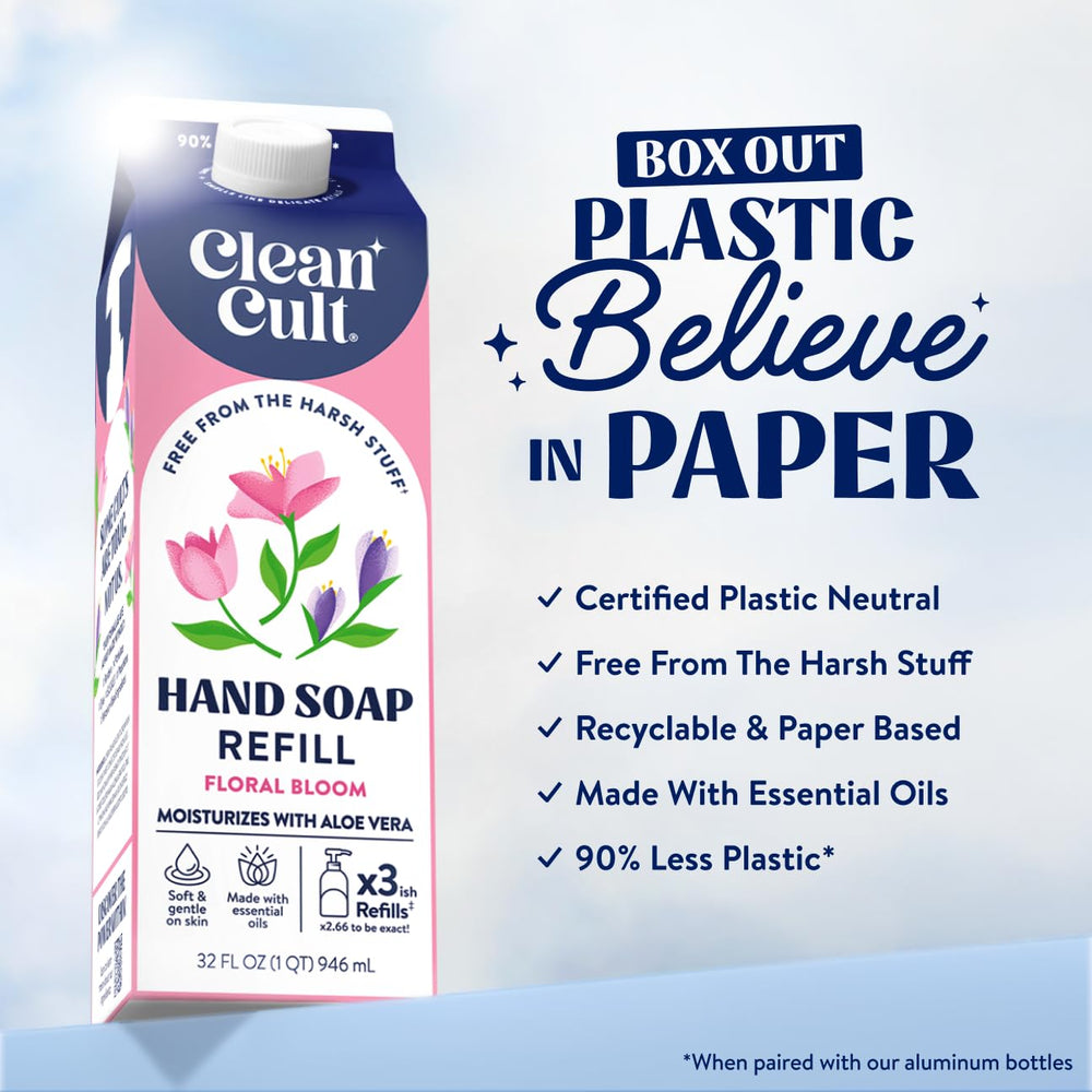 Cleancult close-up foam texture illustrating gentle moisturizing clean
