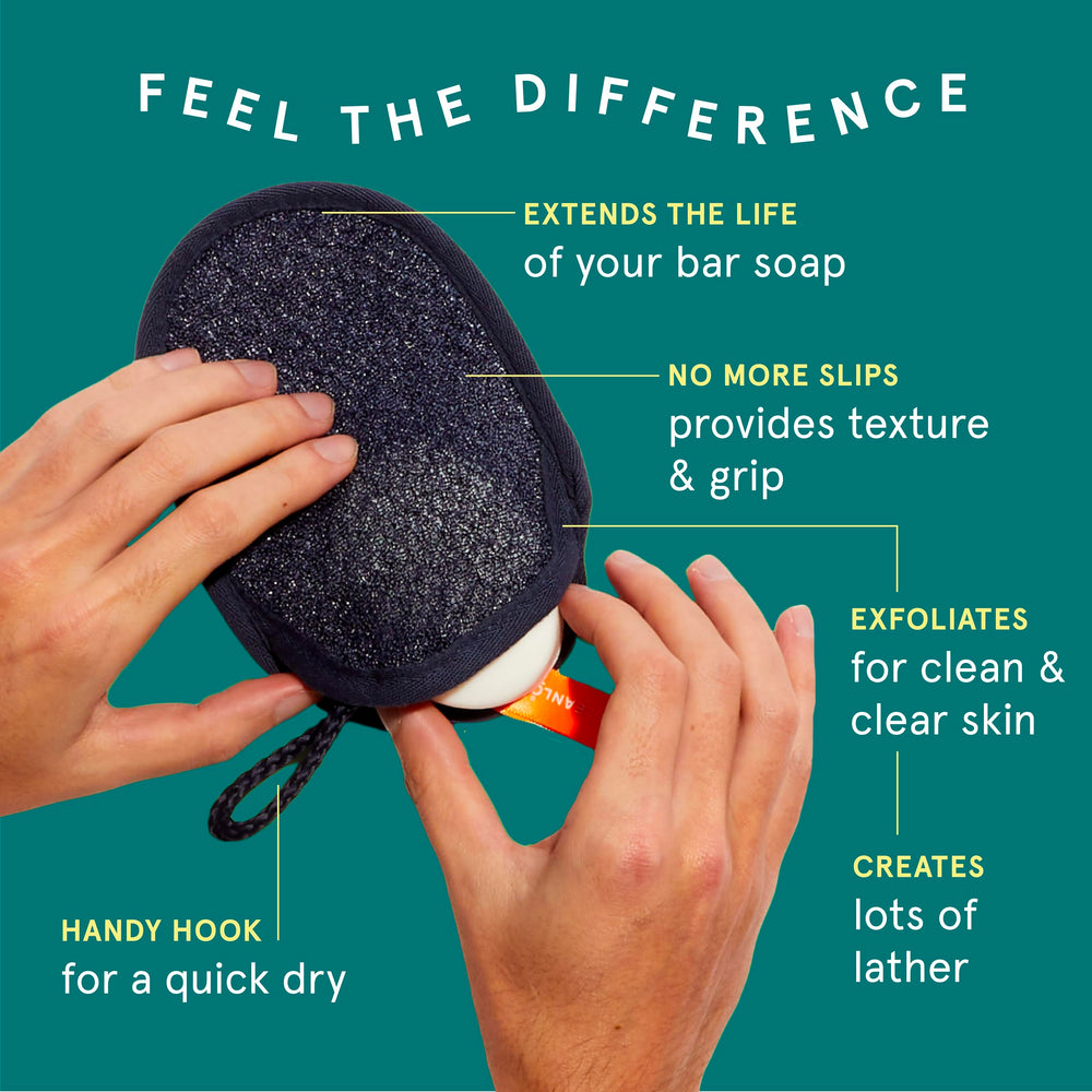 Cleanlogic close-up of exfoliating fabric texture for effective skin renewal