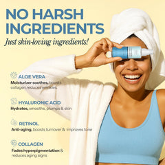 Clear Beauty label closeup showing key ingredients and clean K‑beauty formulation benefits