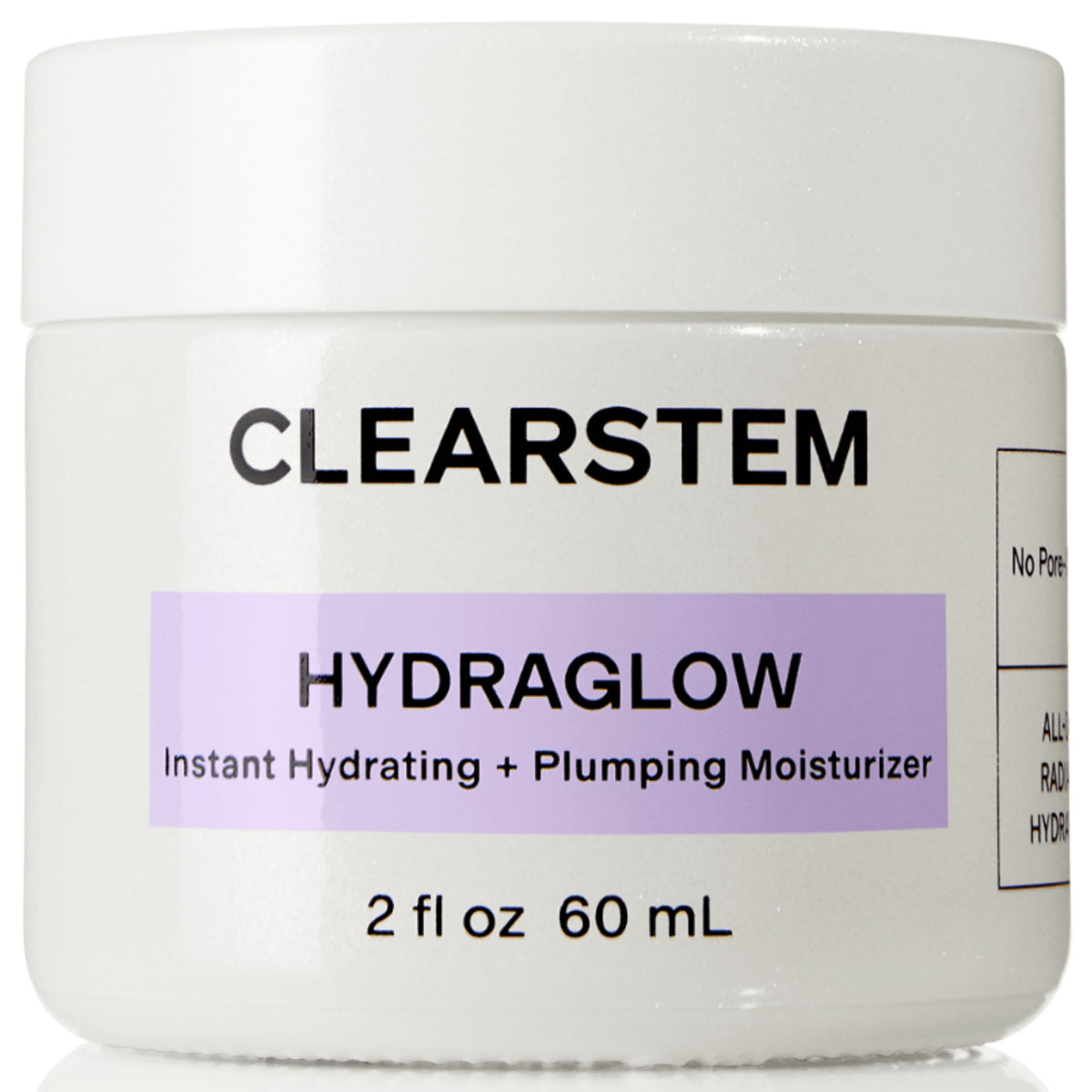 CLEARSTEM front jar view showing sleek packaging and daily use benefit