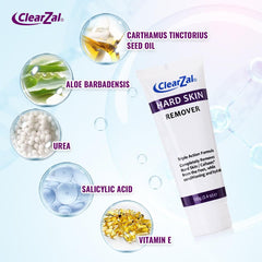 Clearzal cream texture close-up highlighting smooth hydrating formula