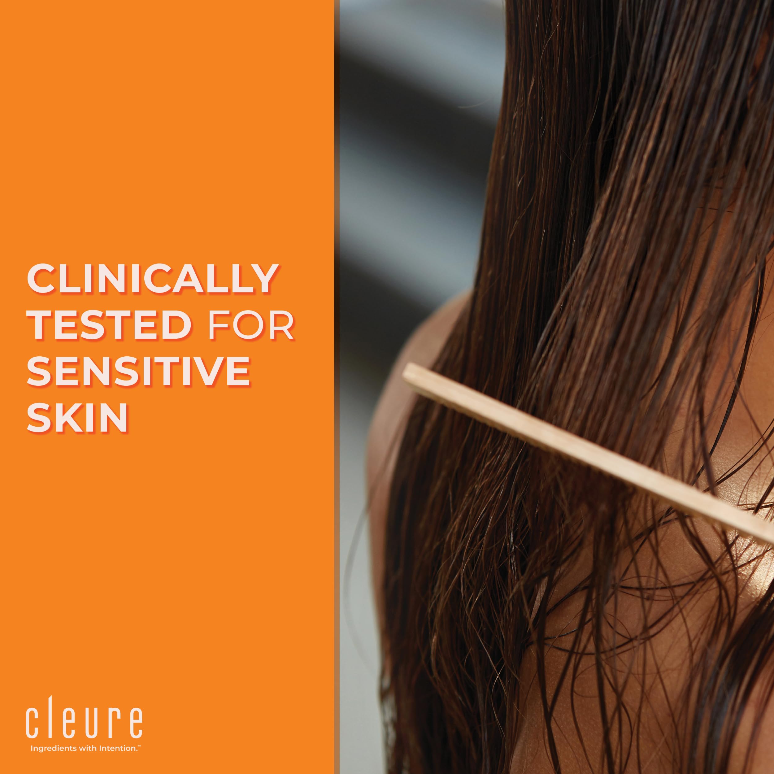 Close-up of Cleure conditioner cream showing rich emollient texture for deep hydration benefit