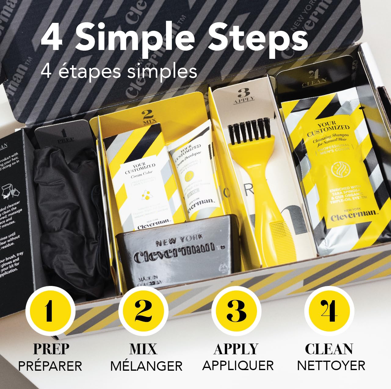 CLEVERMAN cream texture close-up highlighting easy no-drip application