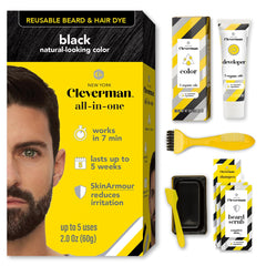 CLEVERMAN front packaging showing full black kit and clear labeling benefit