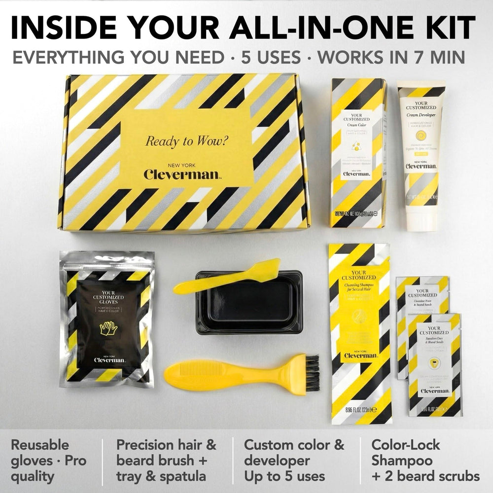 Cleverman kit held in hand for scale showing compact reusable design