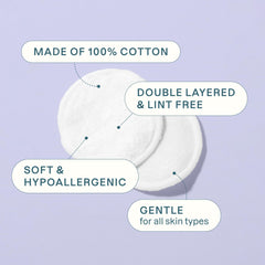 Cliganic close-up of cotton texture highlighting softness and absorbency