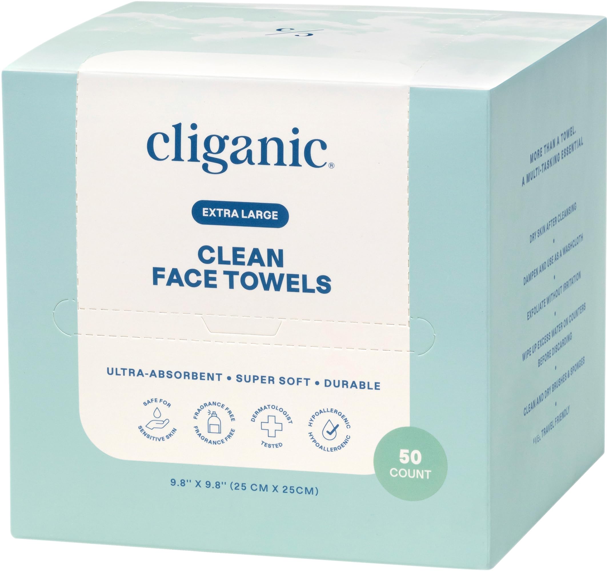 Cliganic box with FSC label showing sustainable, eco-conscious packaging