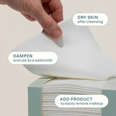 Cliganic soft towel close-up highlighting gentle texture and absorbency