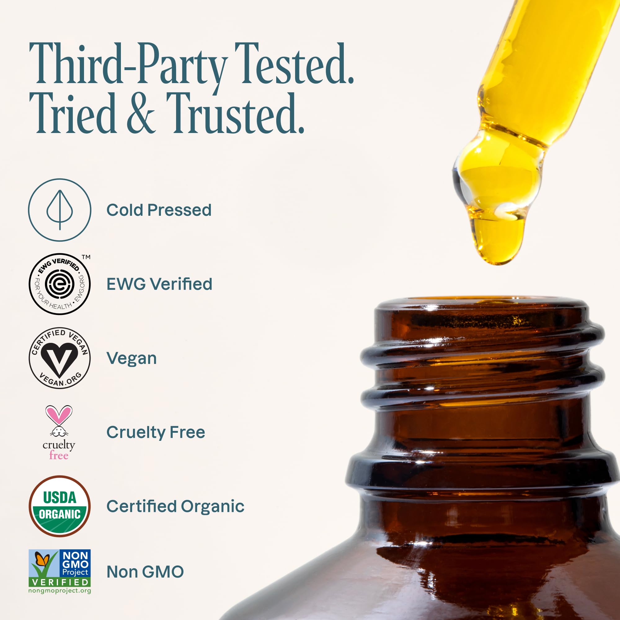 Cliganic product label with certifications emphasizing organic purity