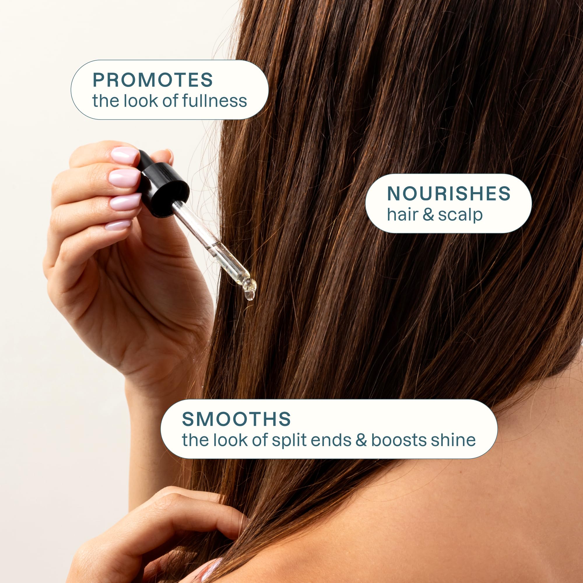Cliganic oil texture close-up highlighting lightweight, non-greasy finish