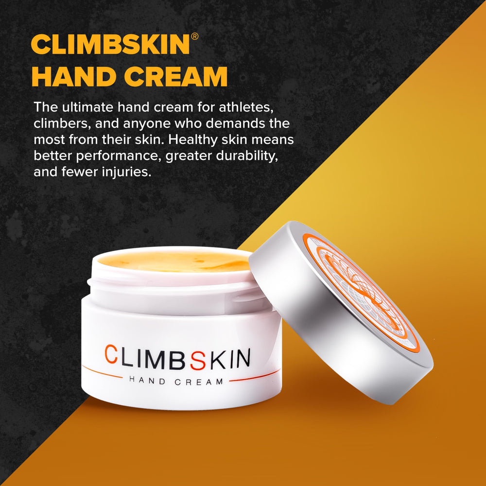 Climbskin tube cap detail highlighting easy one-handed opening and travel safety