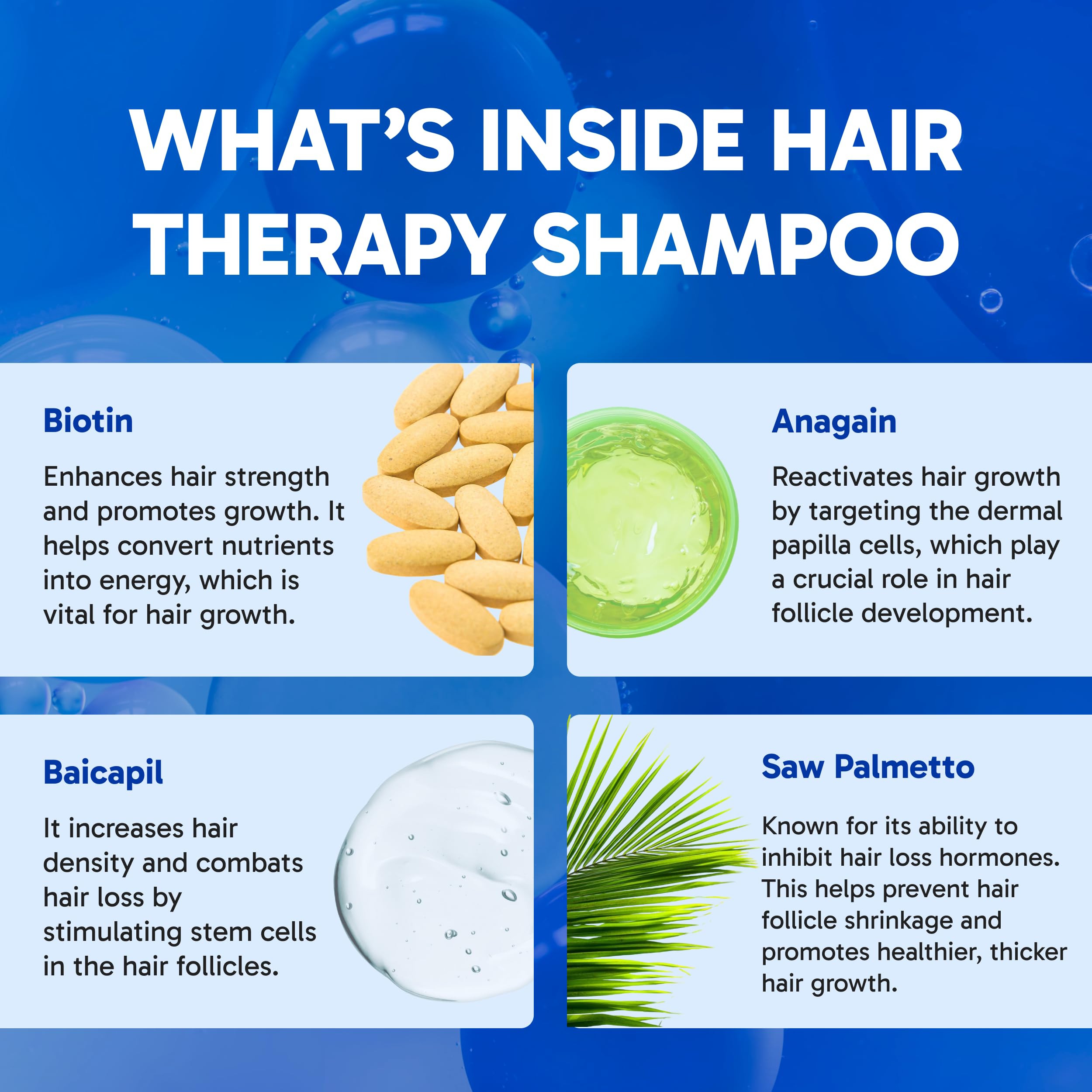 Clinical Effects dispensing shampoo into hand demonstrating easy daily-use benefit
