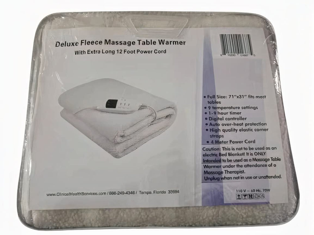 Clinical Health Services fleece texture close-up highlights soft surface for client comfort