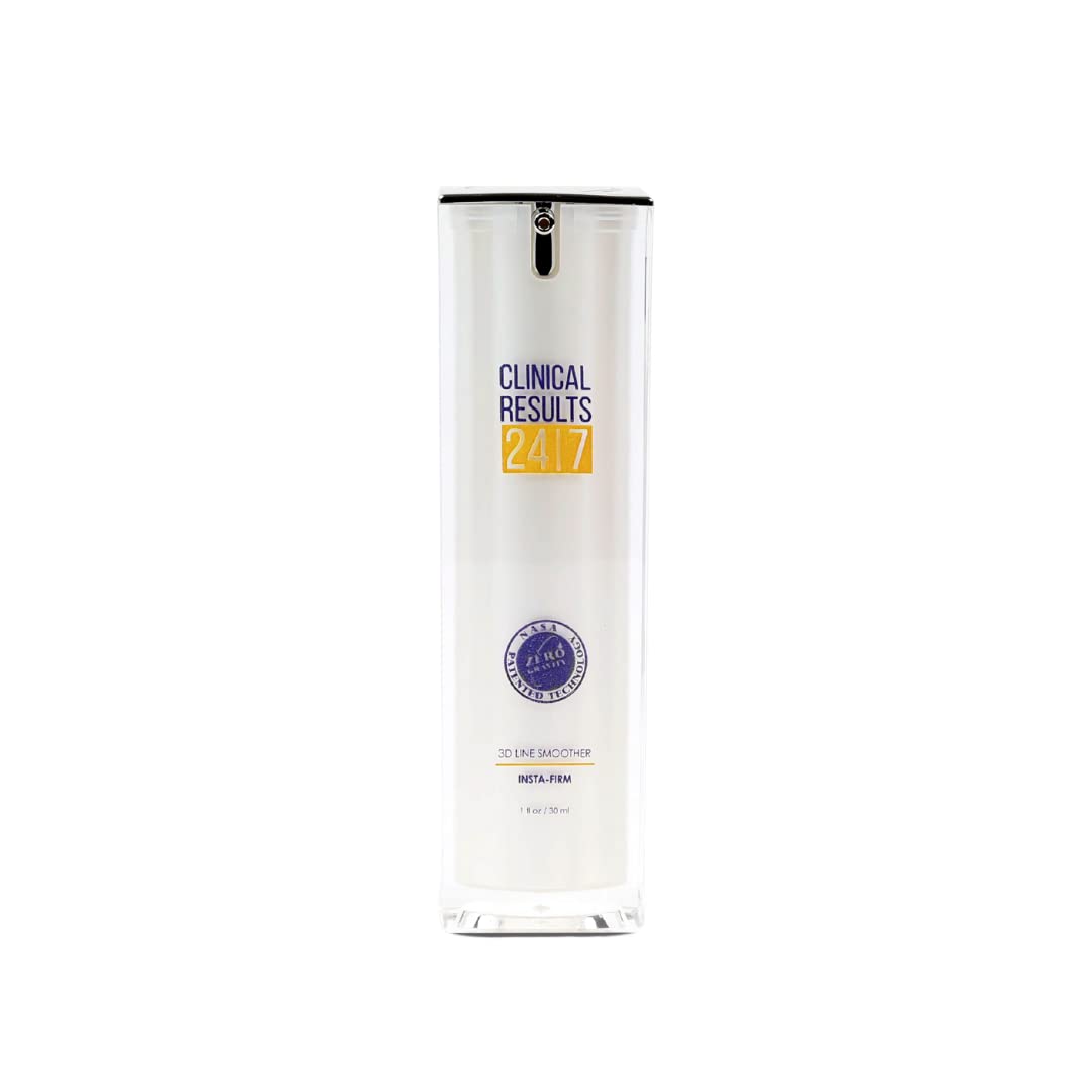 Clinical Results 24|7 front packaging showing compact 1 oz bottle and label benefits