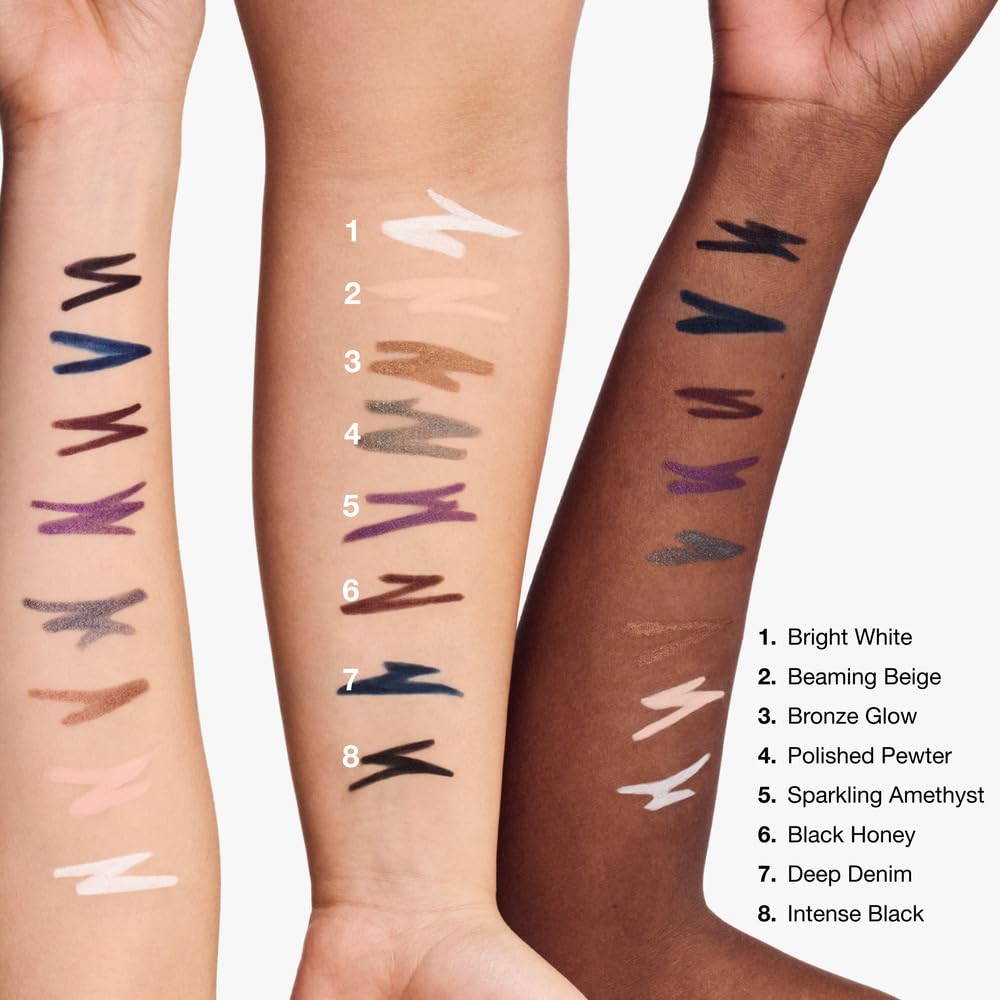Clinique full shade collection flat-lay with Bronze Glow featured to show versatile color options