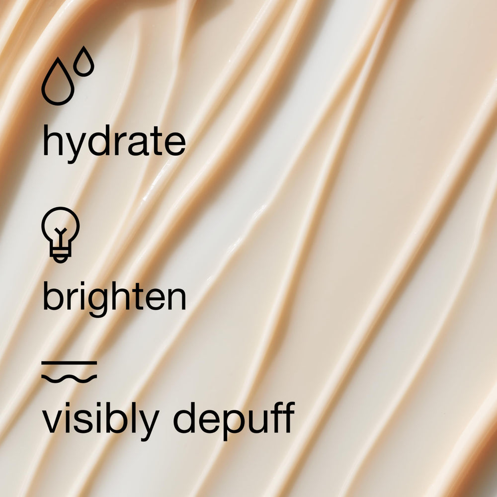 Clinique jar side profile showing compact size and portability benefit