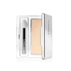 Clinique compact front view showing French Vanilla shade and sleek packaging benefit: easy storage