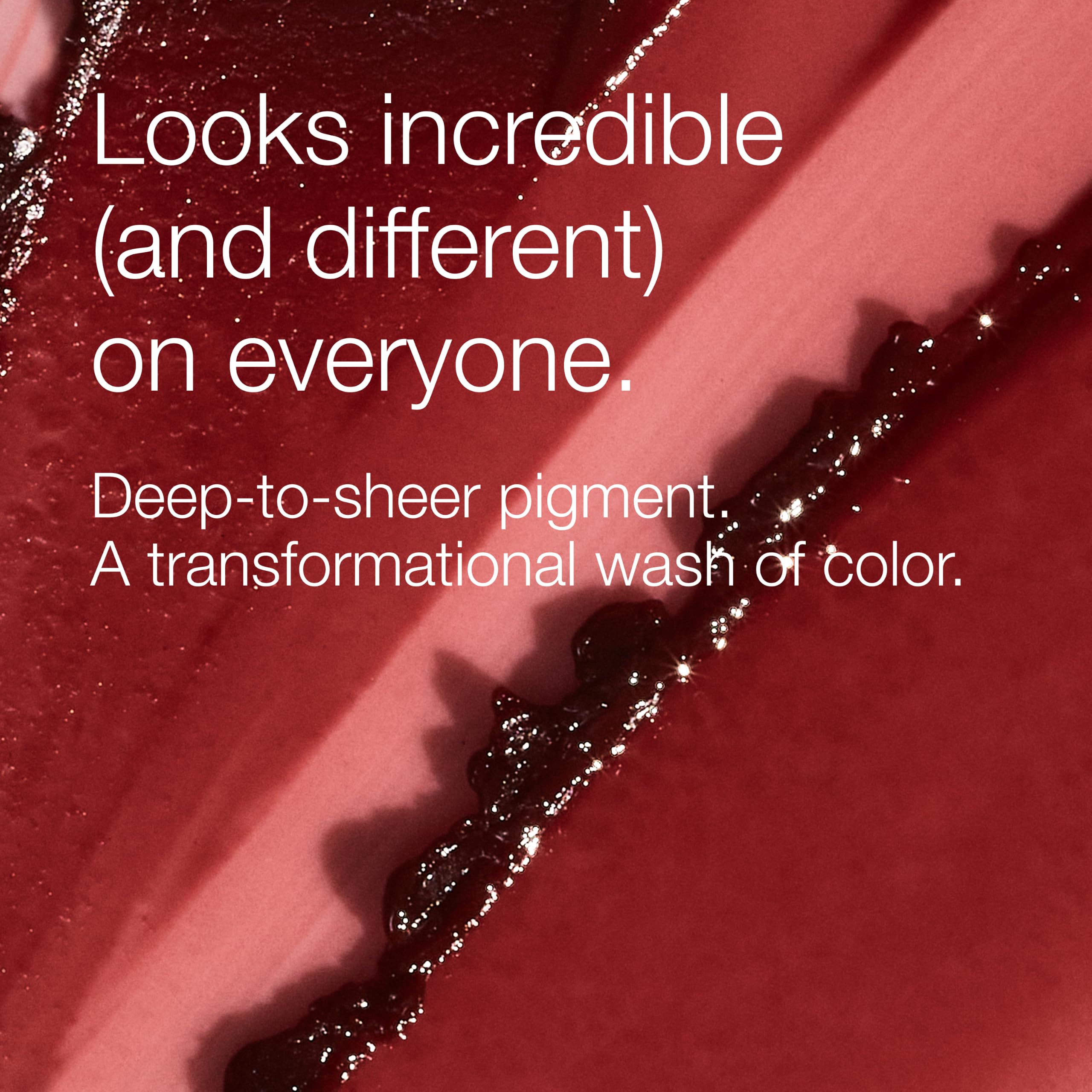 Clinique close-up lip application demonstrating glossy finish and hydration