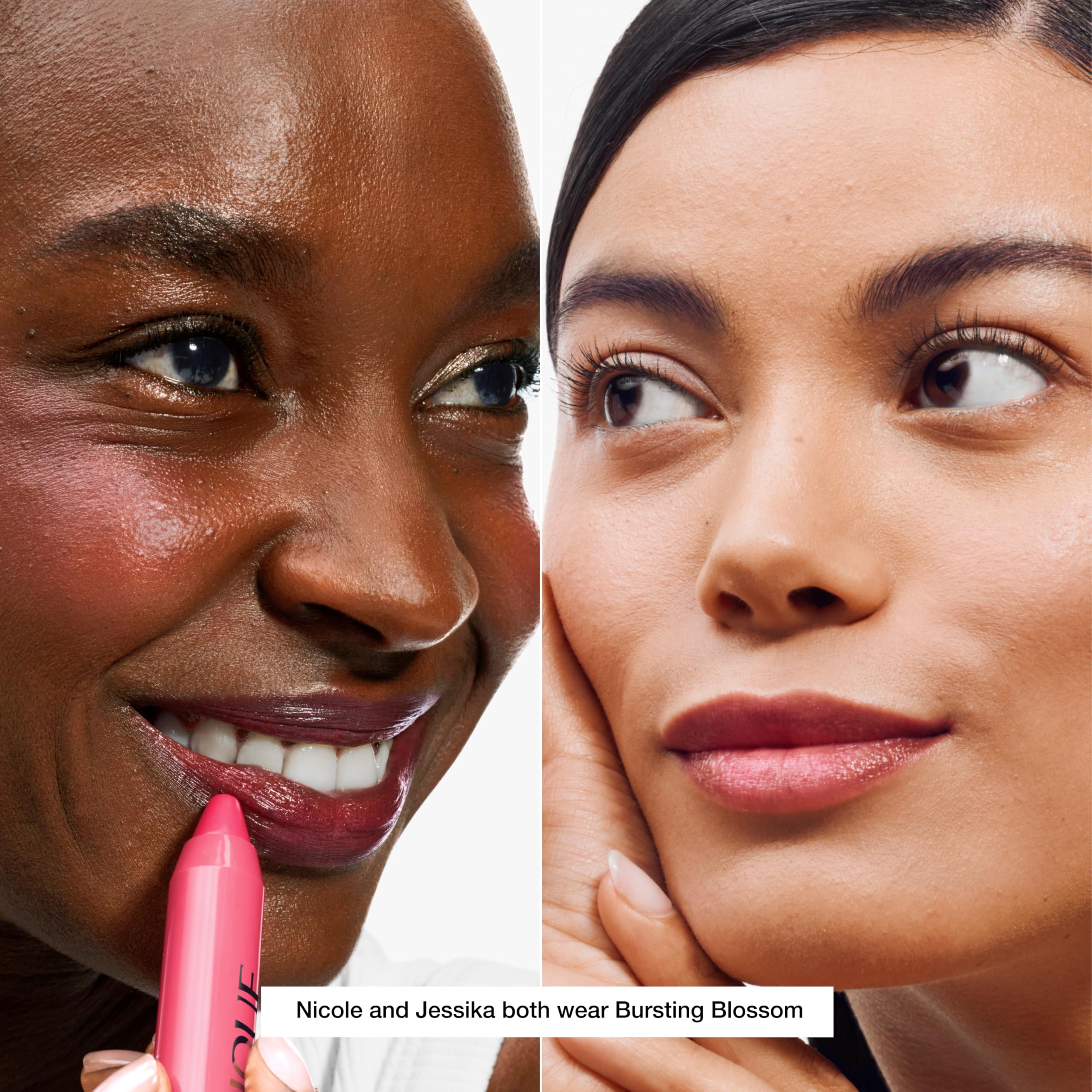 Clinique Chubby Stick with cap removed showing twist-up tip for quick no-mirror touch-ups