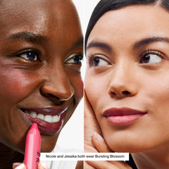 Clinique Chubby Stick with cap removed showing twist-up tip for quick no-mirror touch-ups