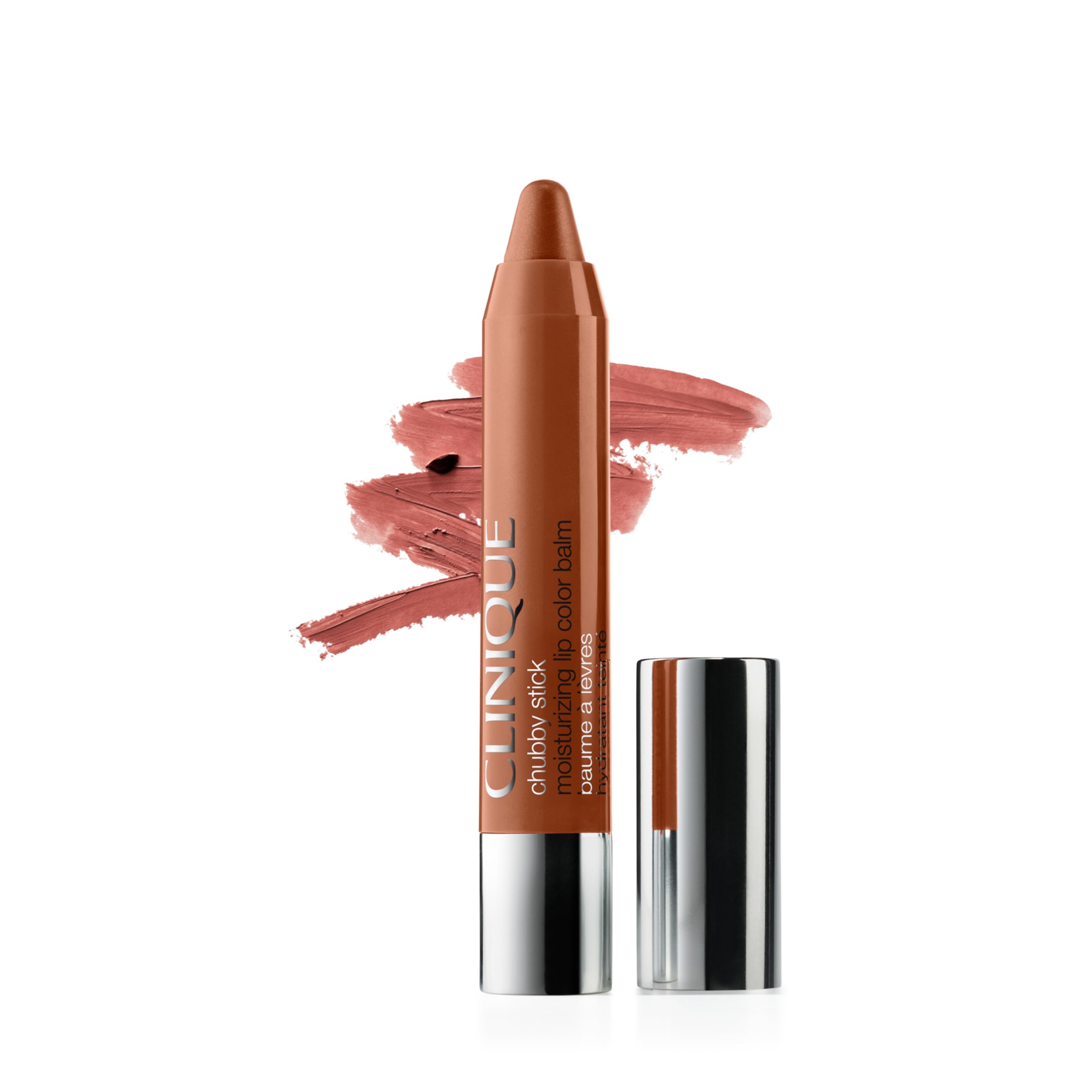 Clinique Chubby Stick front view showing color and compact design for easy use