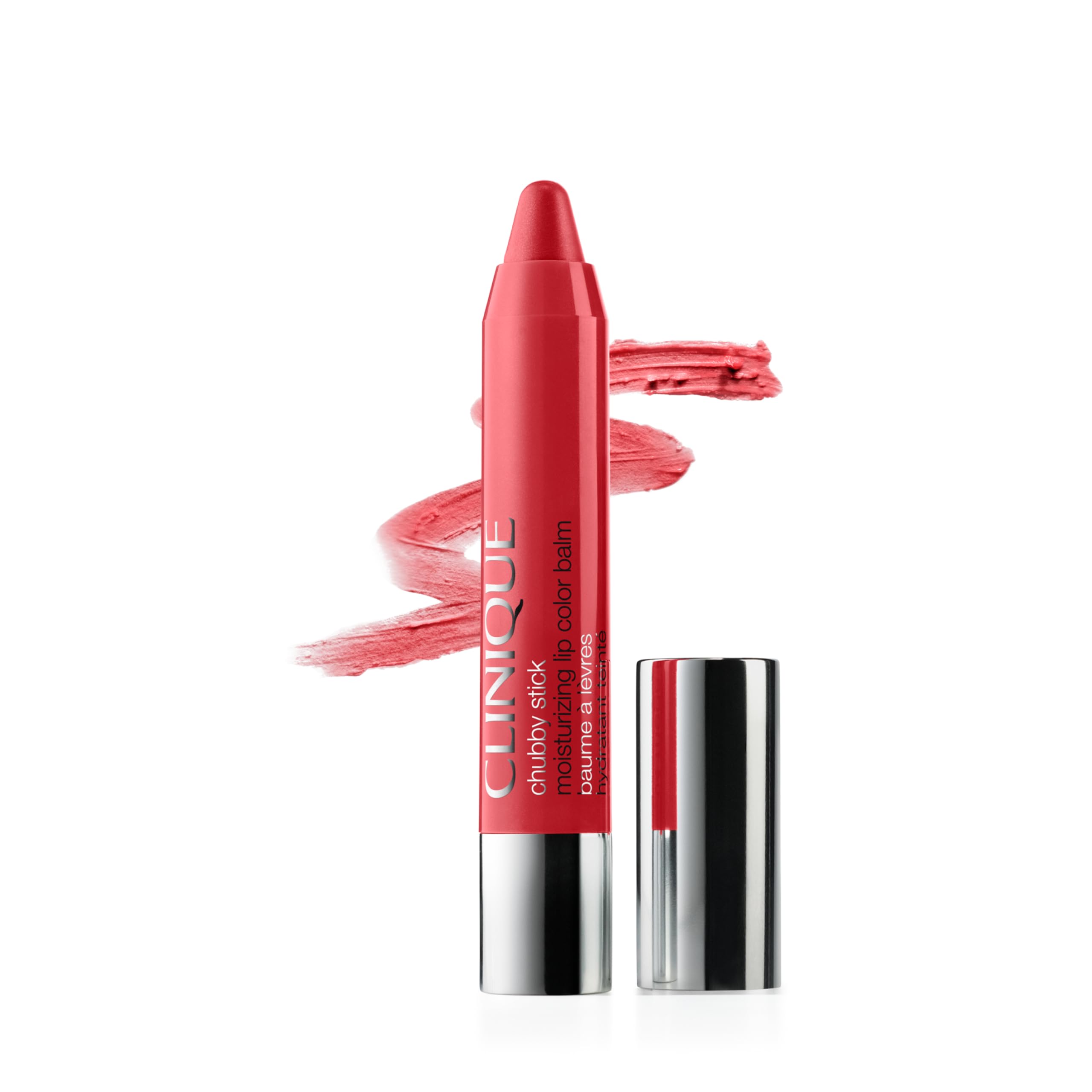 Clinique front packaging showing Mighty Mimosa shade and portable design benefit
