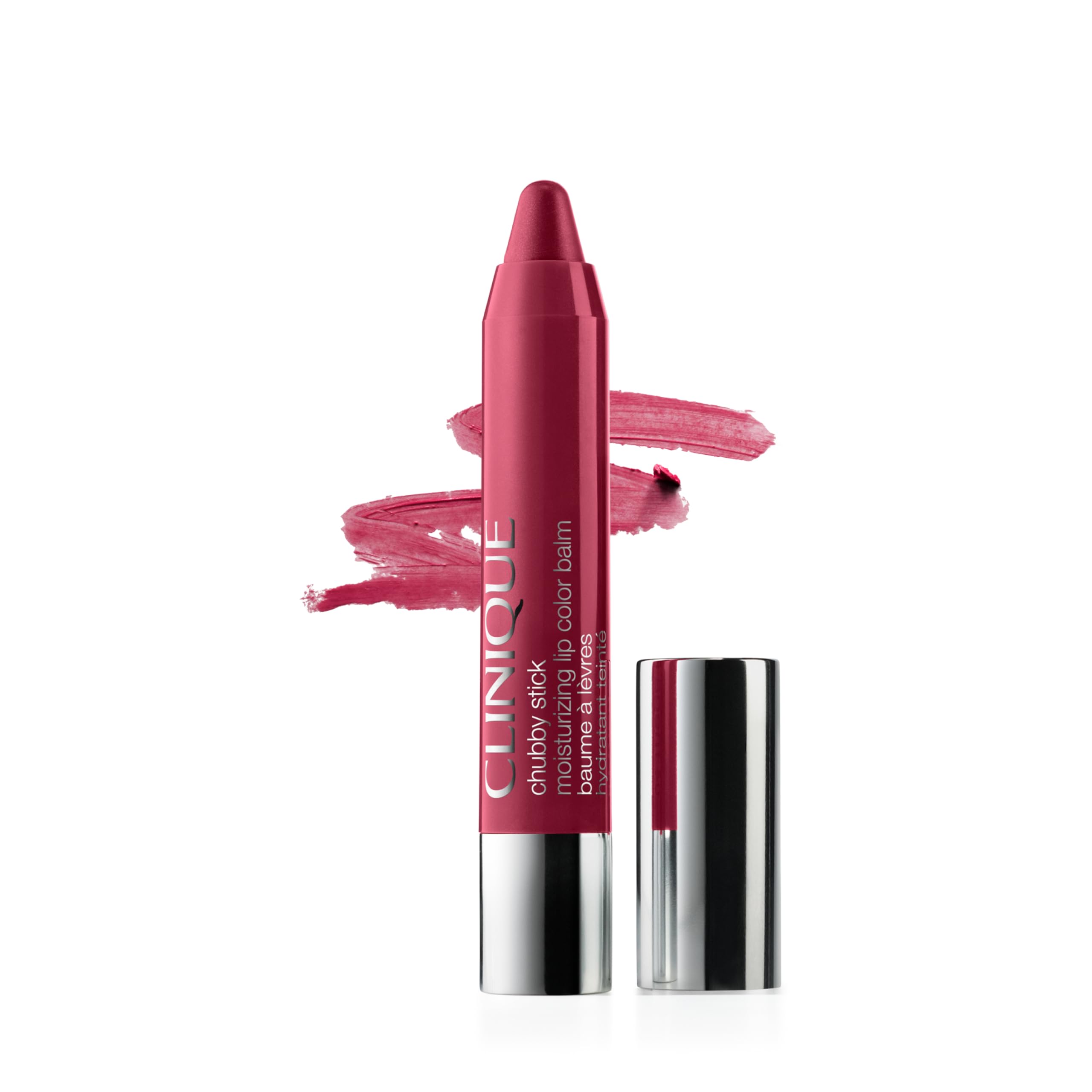 Clinique Chubby Stick front view showing twist-up design and easy application benefit
