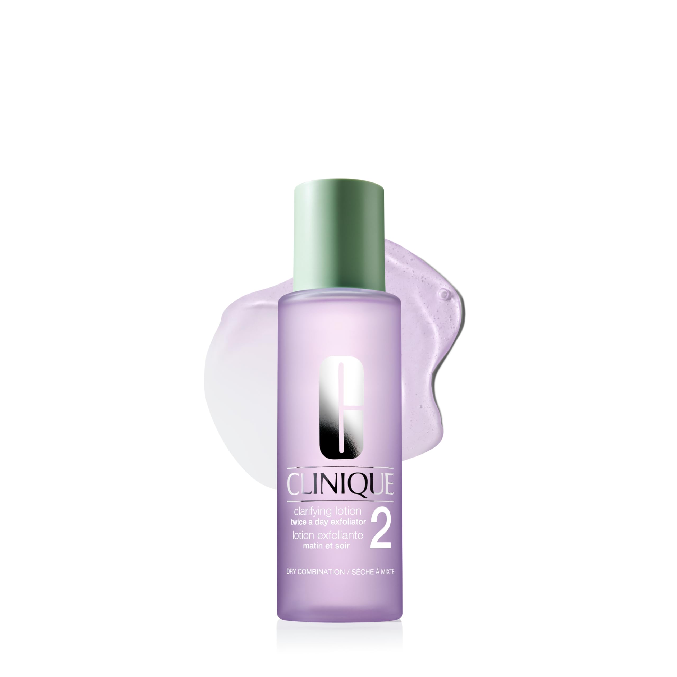 Clinique Clarifying Lotion 2 front bottle showing product and label benefit