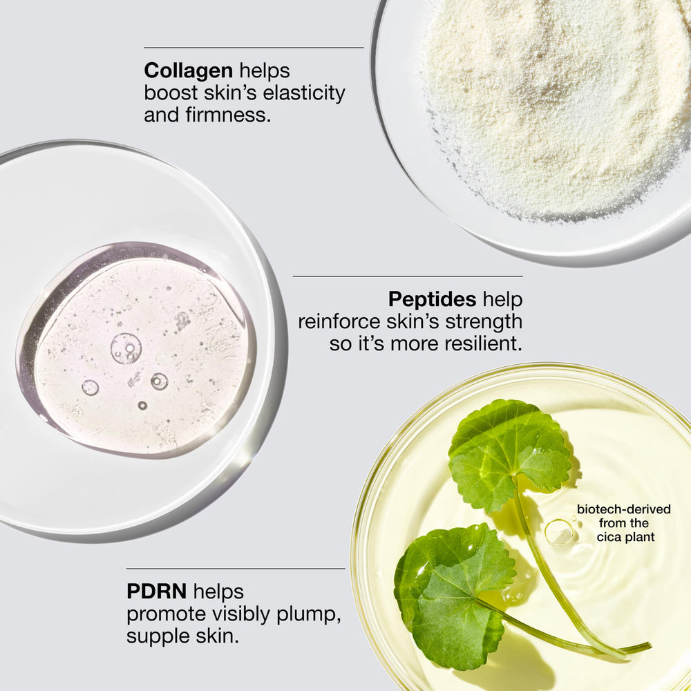 Clinique cream dabbed on hand showing quick absorbency and hydration benefit