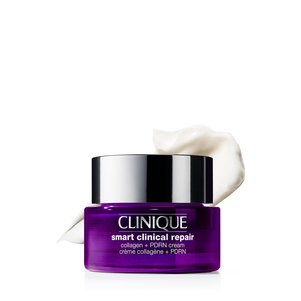 Clinique jar front view showing brand and product to convey trusted skincare