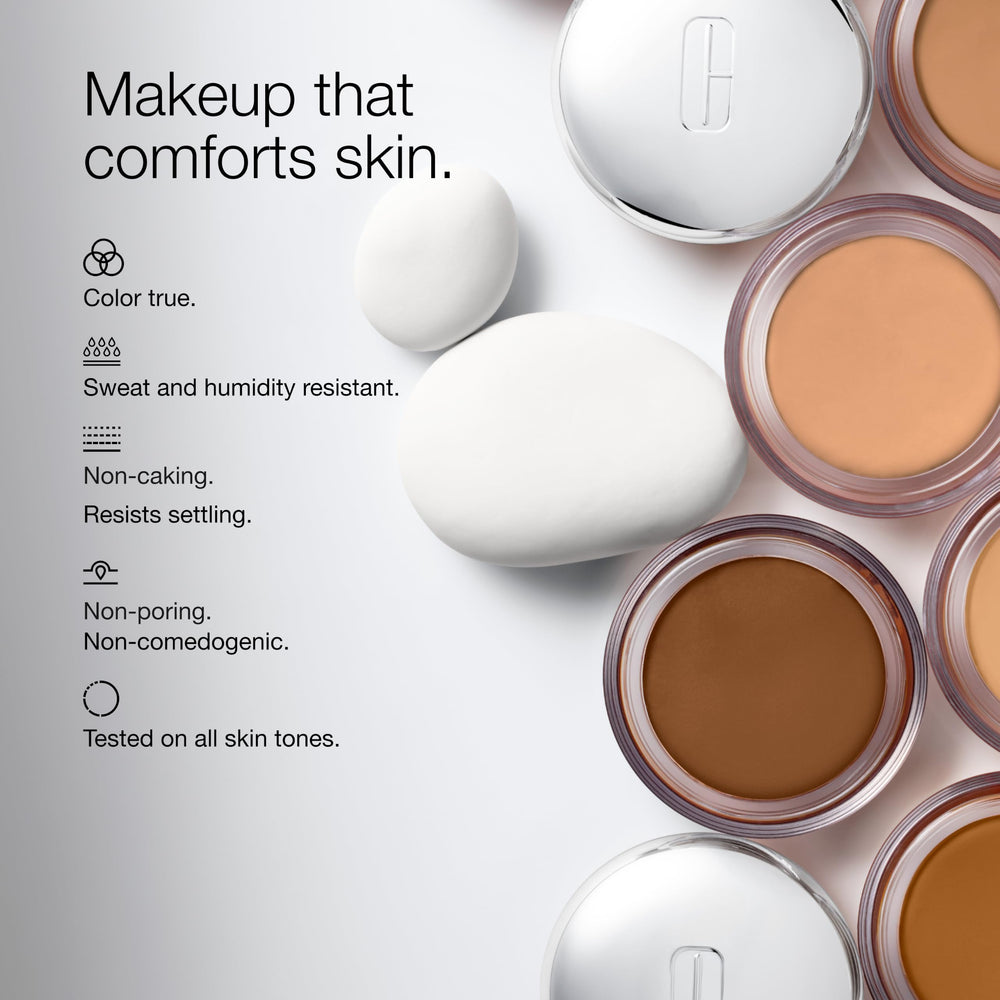 Clinique Daily Calm balm application on fingertip demonstrates simple, buildable coverage