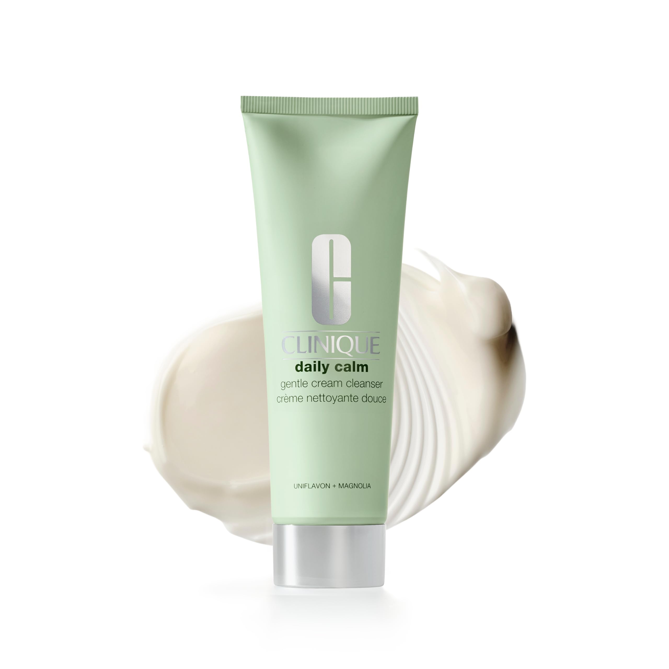 Clinique front packaging showing product and gentle formulation benefit