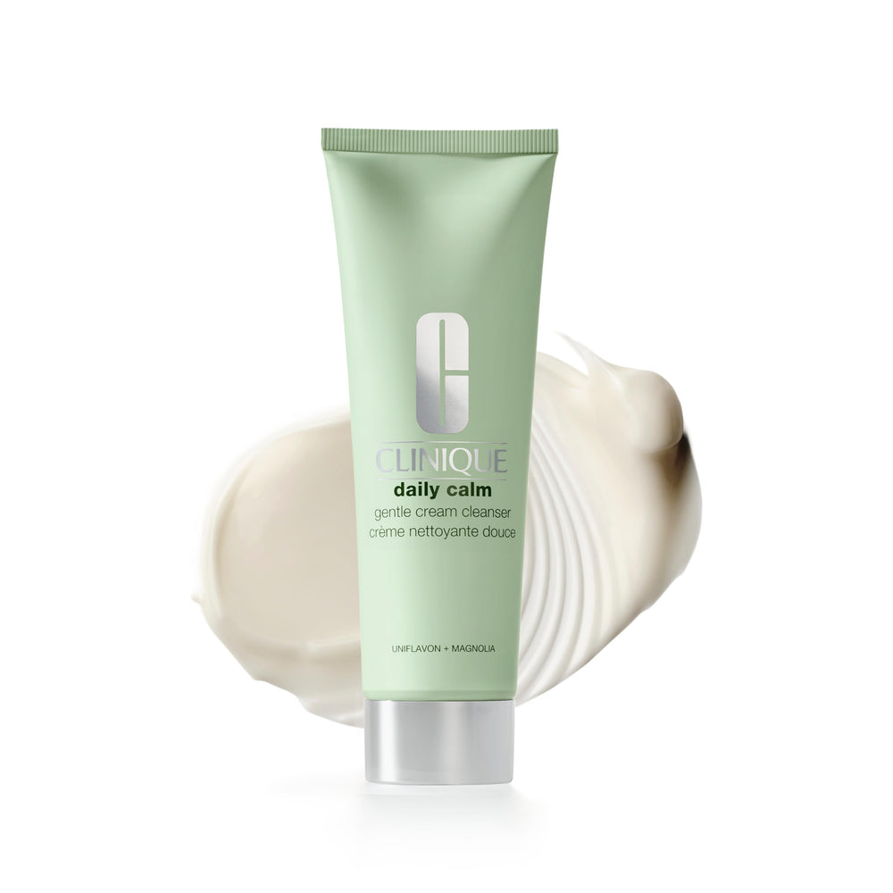 Clinique front packaging showing product and gentle formulation benefit