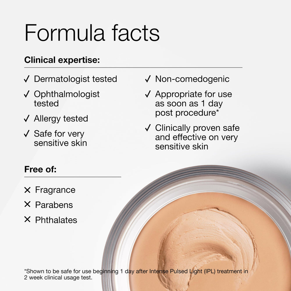 Clinique balm layered with sunscreen to show compatibility and protection-ready use