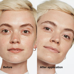 Clinique foundation being applied with sponge for seamless, natural finish