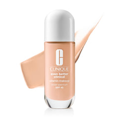 Clinique front packaging showing product and SPF 45 protection benefit