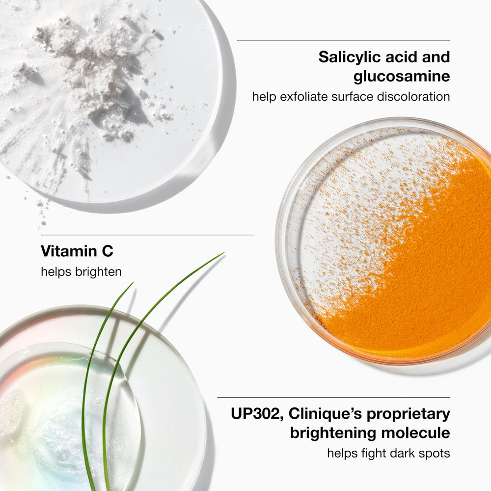 Dispensing Clinique moisturizer swatch demonstrating smooth application