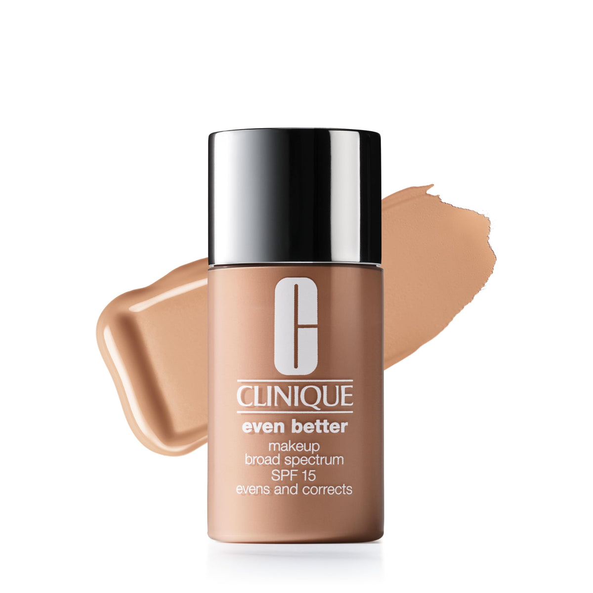 Clinique front bottle showing Porcelain Beige shade and easy dispensing