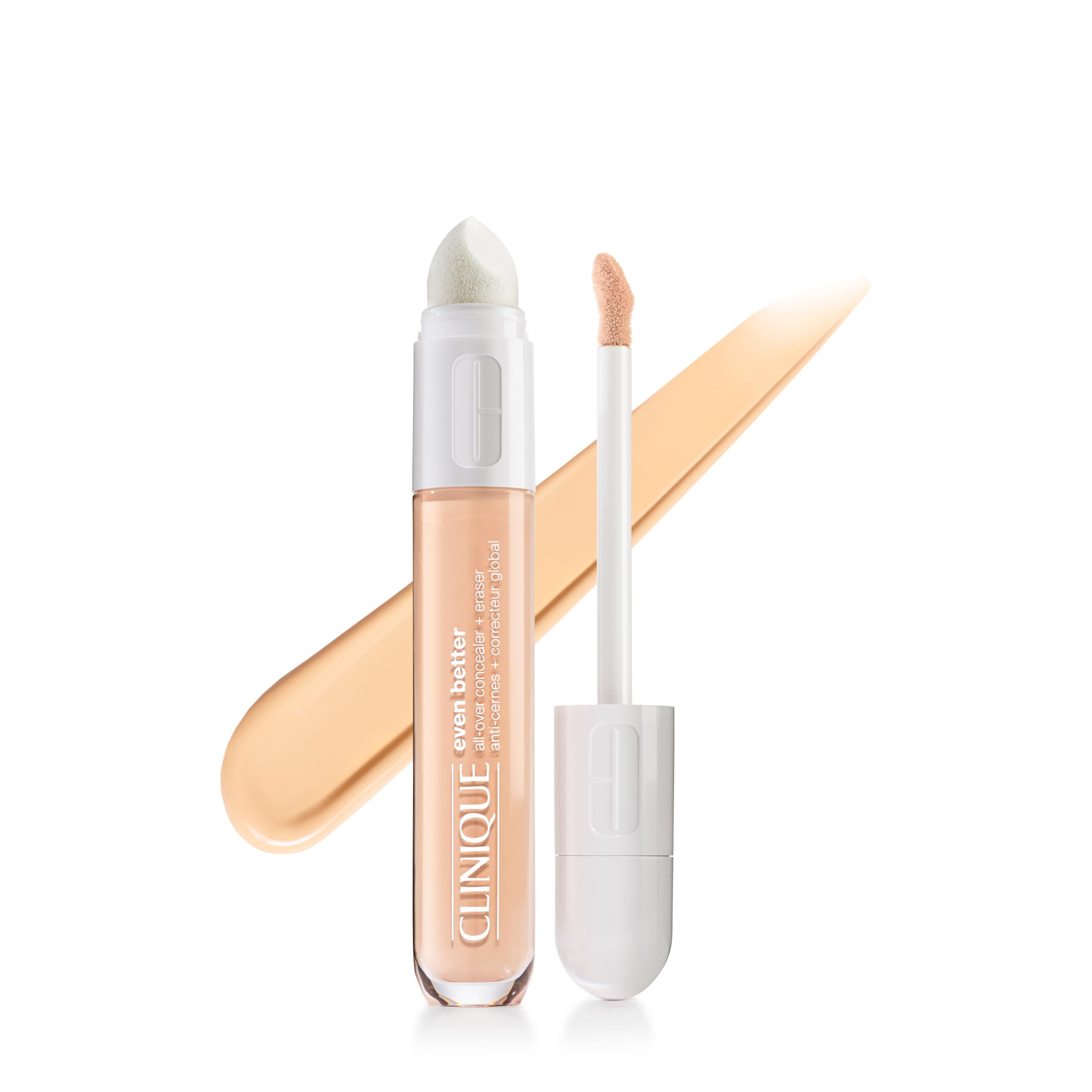 Clinique front packaging in linen showing product benefits and size