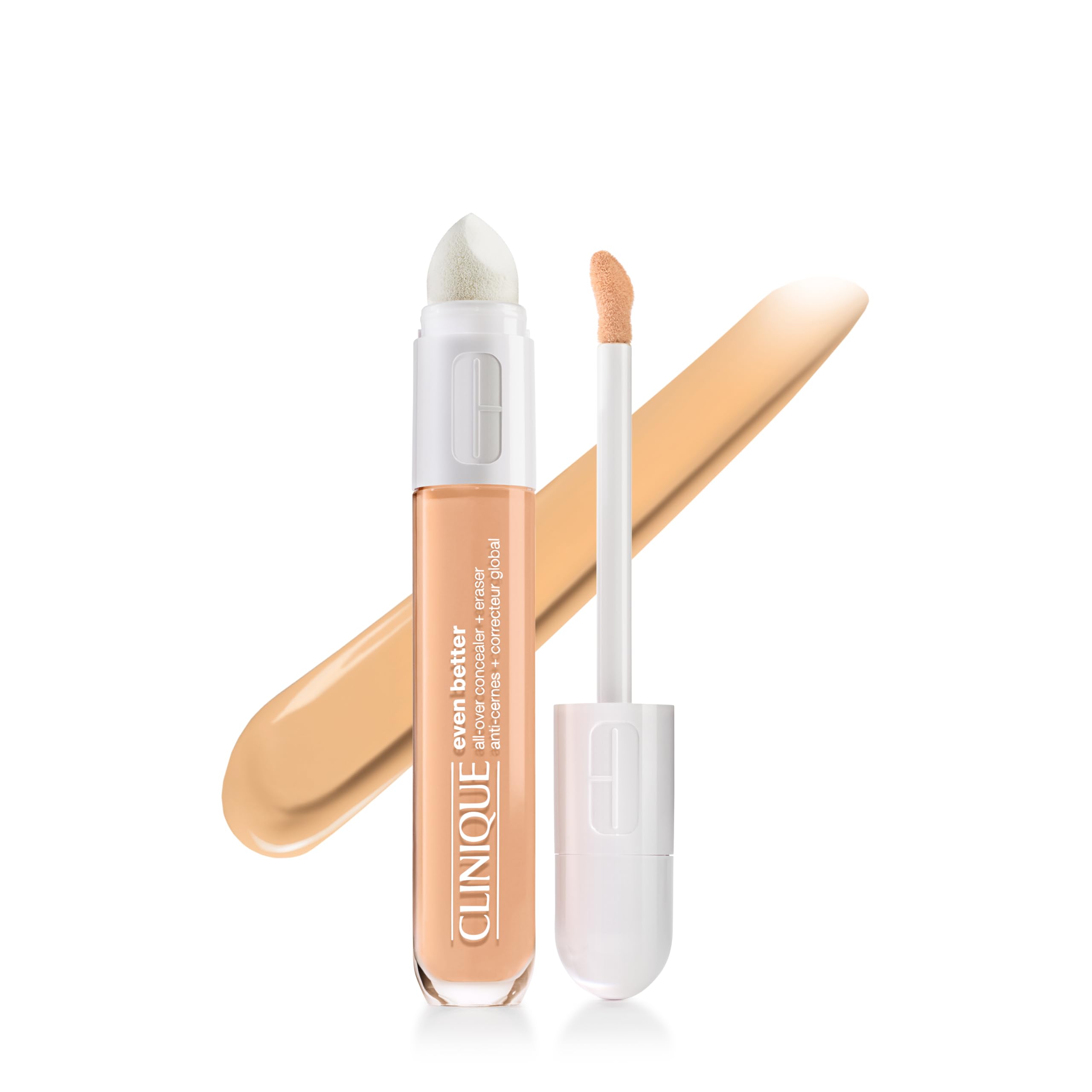 Clinique front packaging showing full-coverage concealer benefits