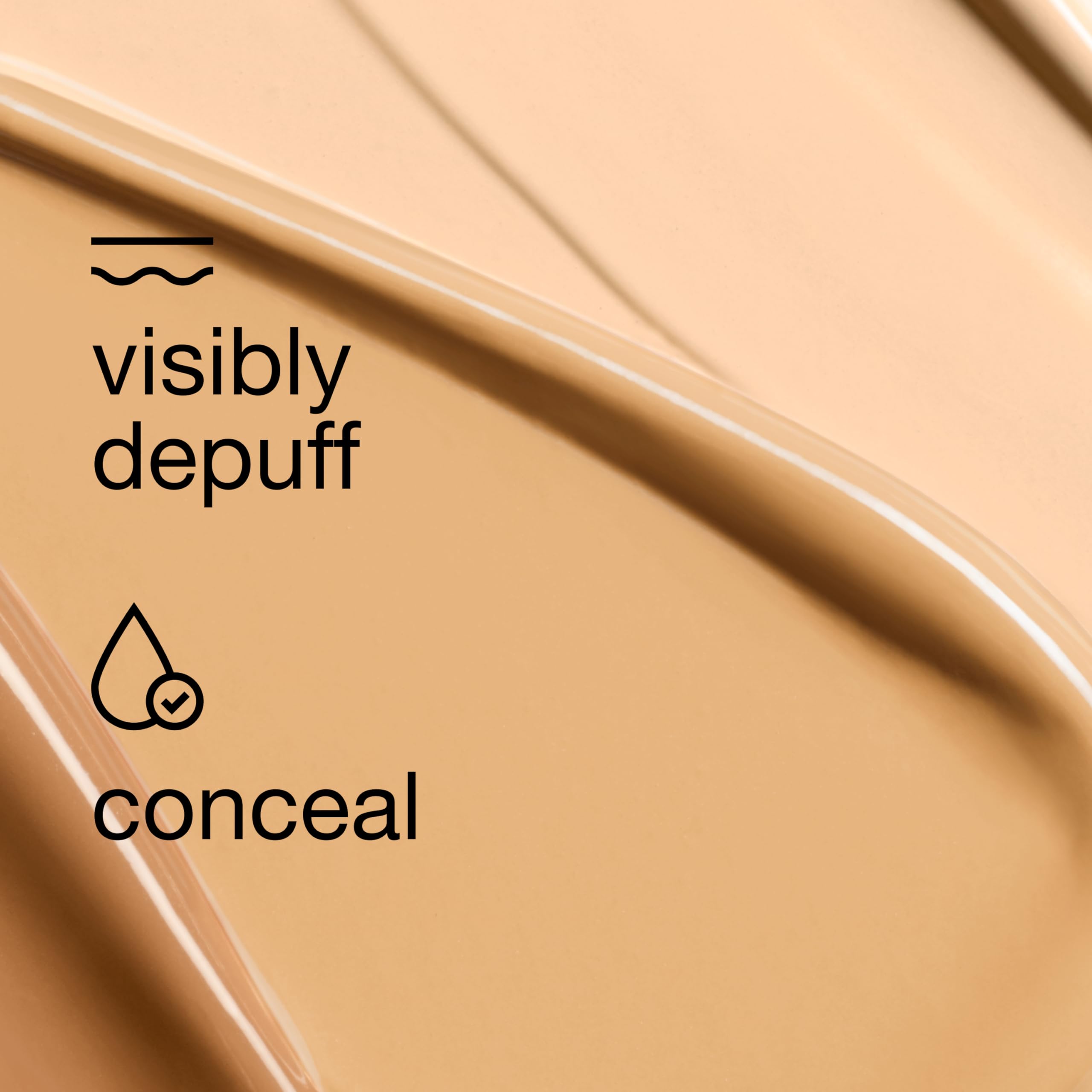 Clinique ingredient label close-up highlighting hyaluronic acid and caffeine