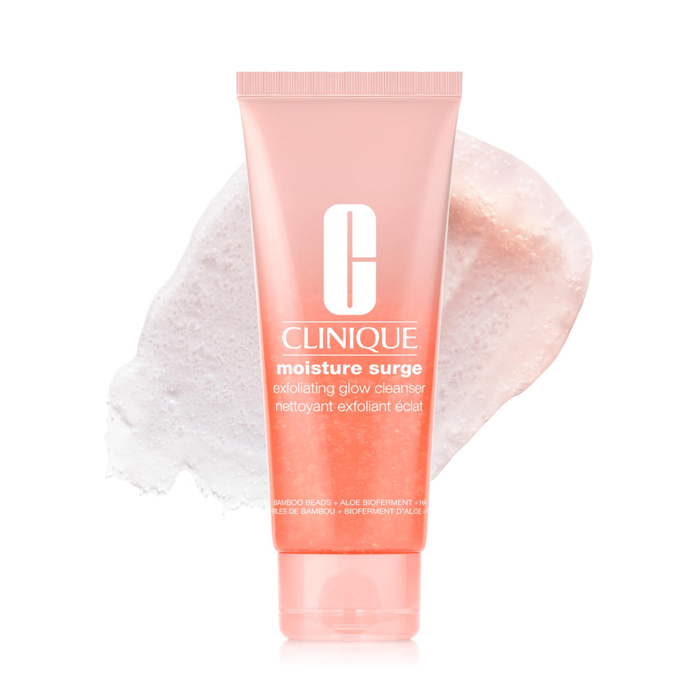 Clinique front packaging showing bottle and brand for clear product ID and trust